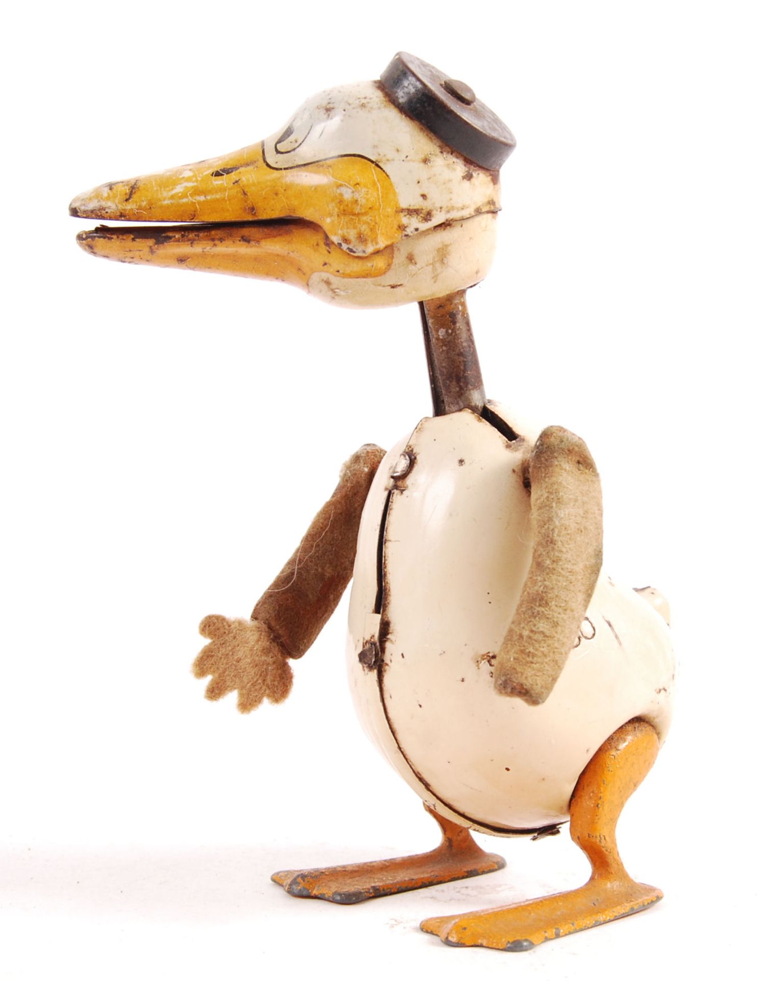 RARE 1930'S SCHUCO CLOCKWORK DONALD DUCK - Bild 2 aus 6