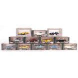 COLLECTION OF 12 CORGI DETAIL CARS COLLECTION 1/43