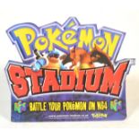 ORIGINAL NINTENDO 64 POKEMON STADIUM ADVERTISING STANDEE