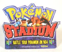 ORIGINAL NINTENDO 64 POKEMON STADIUM ADVERTISING STANDEE