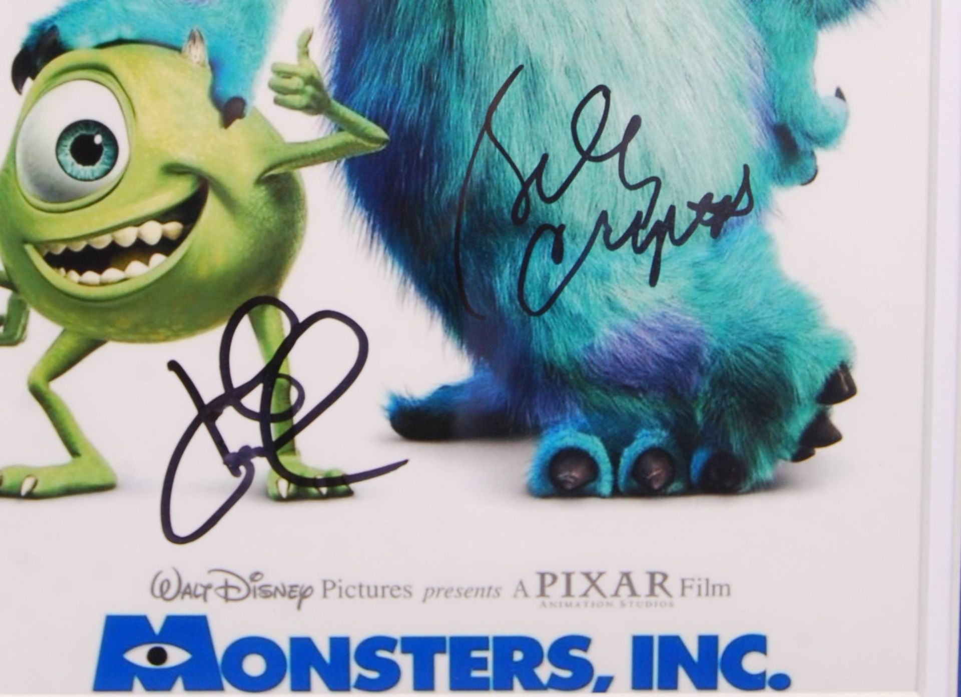 RARE MONSTERS INC PIXAR AUTOGRAPHED 8X10" PHOTO - Bild 2 aus 3