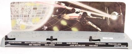 RARE VINTAGE KENNER STAR WARS ' FIRST 12 ' MAIL AWAY DISPLAY STAND