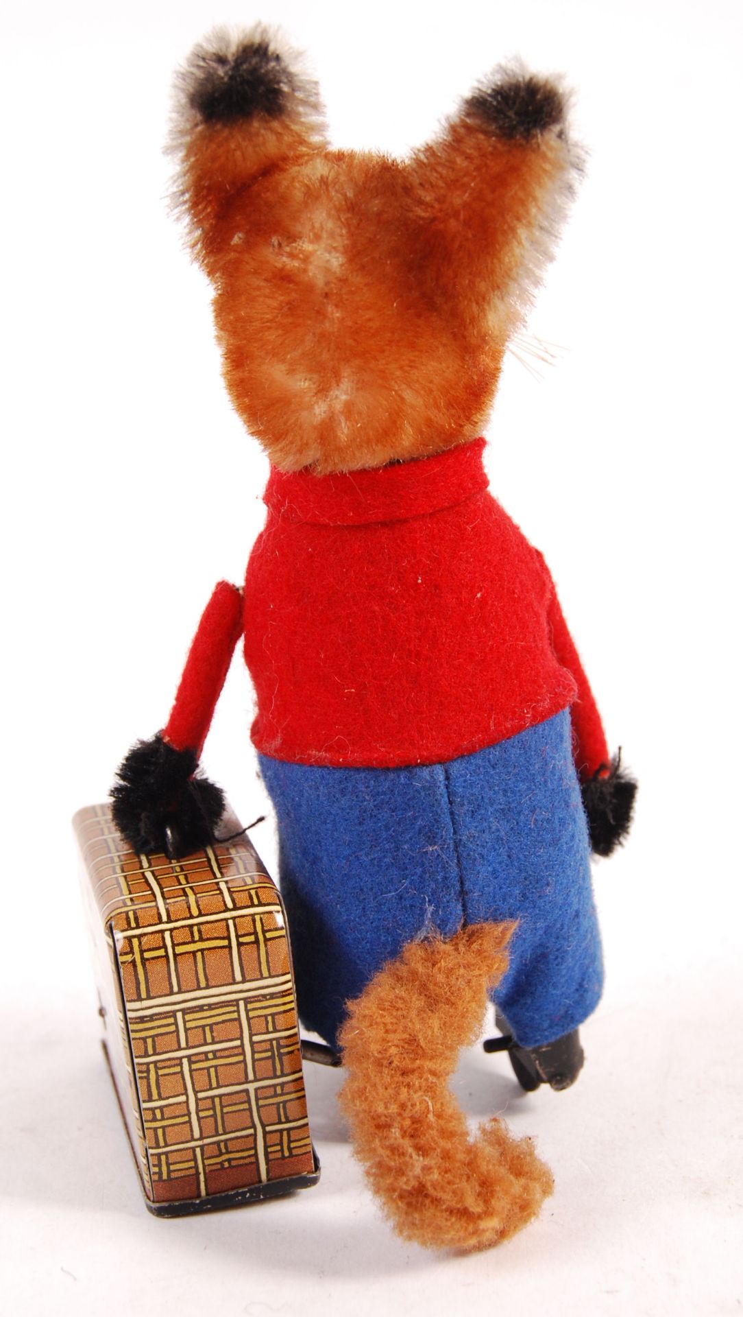 RARE 1950'S SCHUCO CLOCKWORK MR FOX WITH GOOSE IN SUITCASE - Bild 7 aus 7