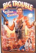 BIG TROUBLE IN LITTLE CHINA - 11X14" CAST SIGNED POSTER RARE