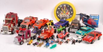 ORIGINAL VINTAGE 1980'S KENNER MASK FIGURES AND VEHICLES