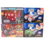 GROUP OF FOUR STARWARS BOXED MICRO MACHINES TYPE P