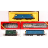 THREE BOXED HORNBY TRAIN SET LOCOMOTIVE ENGINES