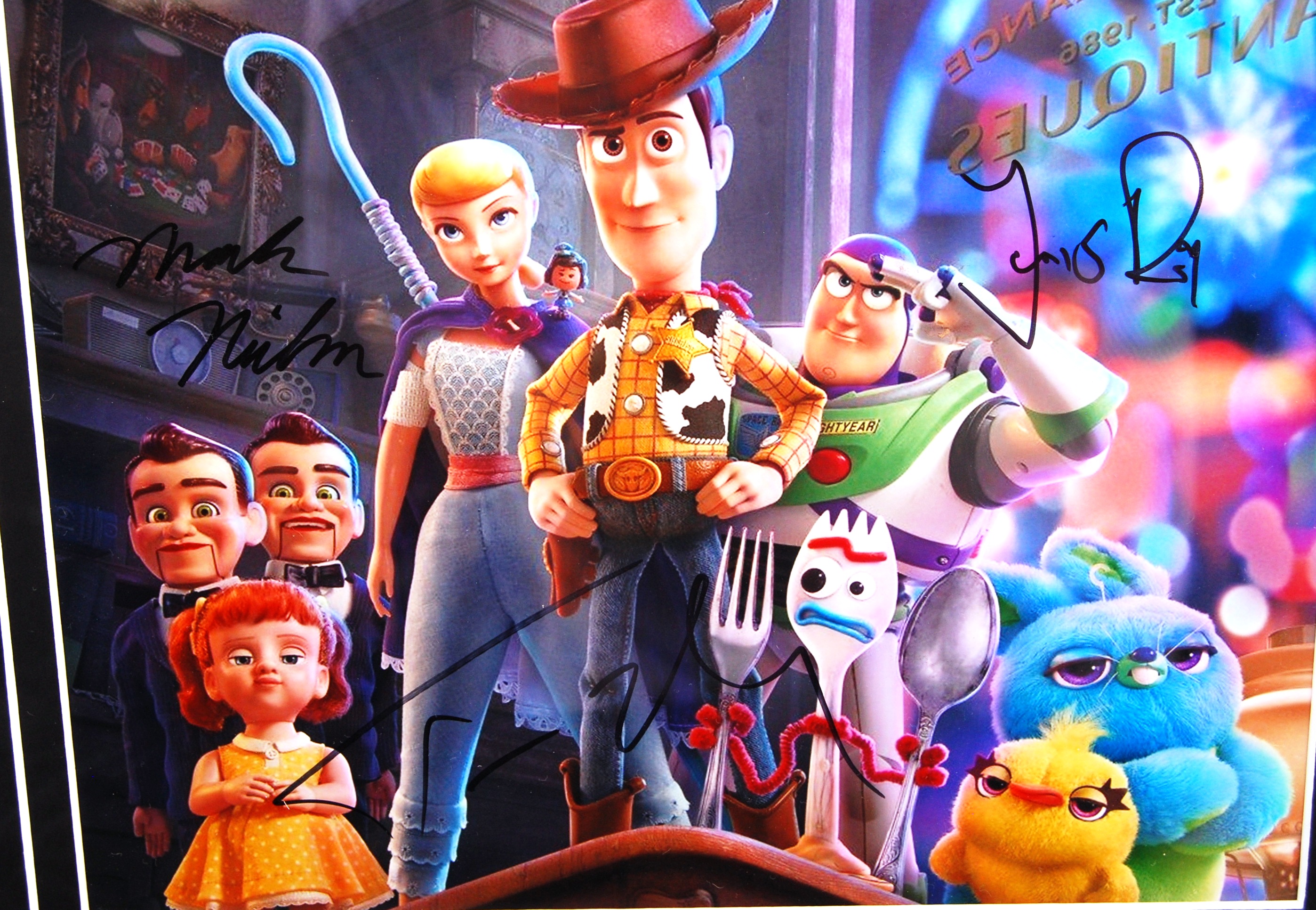 TOY STORY 4 TOM HANKS & CREW SIGNED POSTER FROM UK PREMIERE - Image 2 of 3