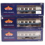 THREE BACHMANN 00 GAUGE INTERCITY CARRIAGES