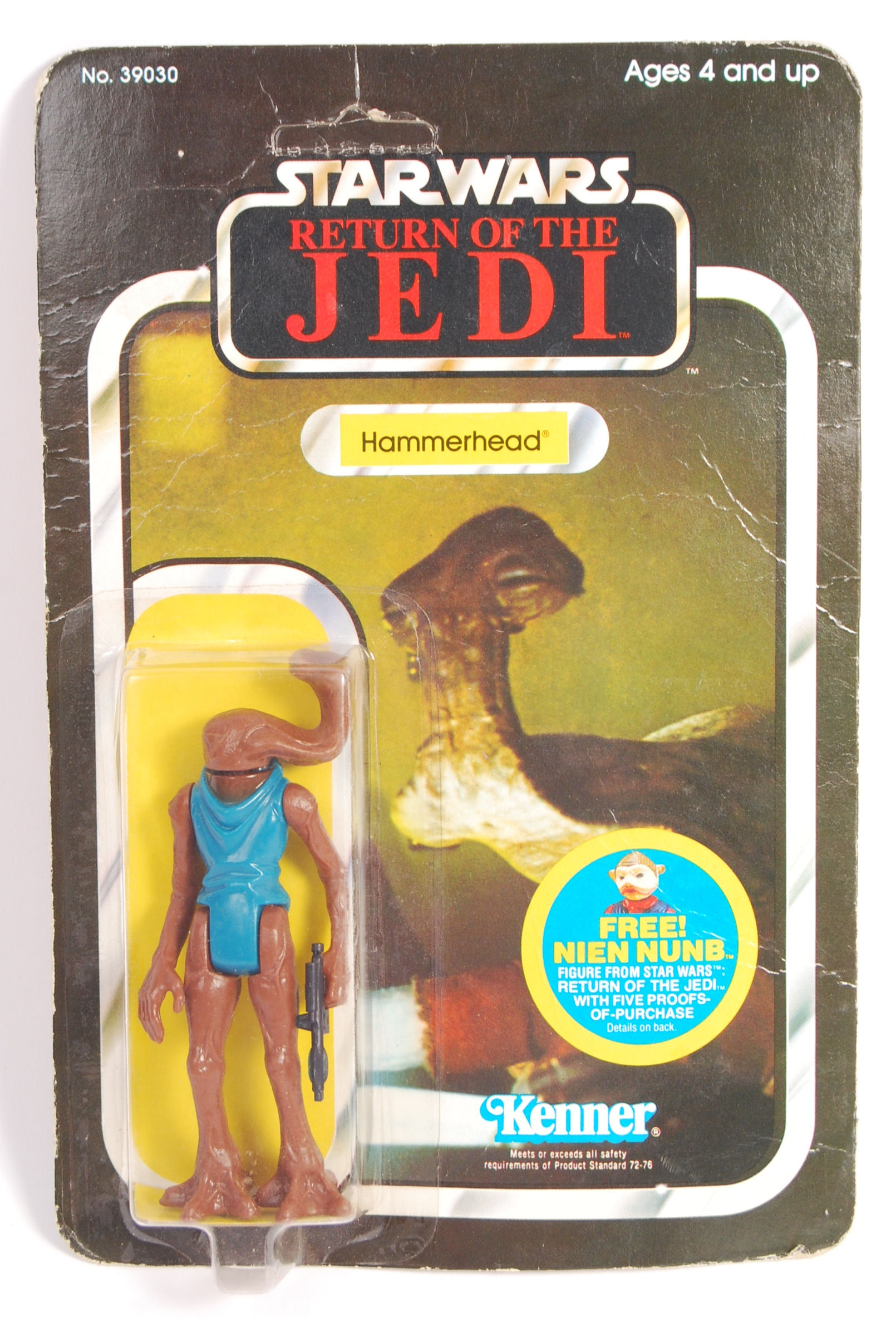 VINTAGE KENNER STAR WARS MOC CARDED ACTION FIGURE