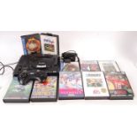 SEGA MEGA DRIVE 16-BIT VIDEO GAMES COMPUTER CONSOLE WITH GAMES