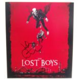 THE LOST BOYS - KIEFER SUTHERLAND - AUTOGRAPHED 11X14" PHOTO