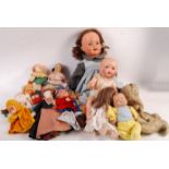 COLLECTION OF VINTAGE AND ANTIQUE DOLLS AND PUPPETS