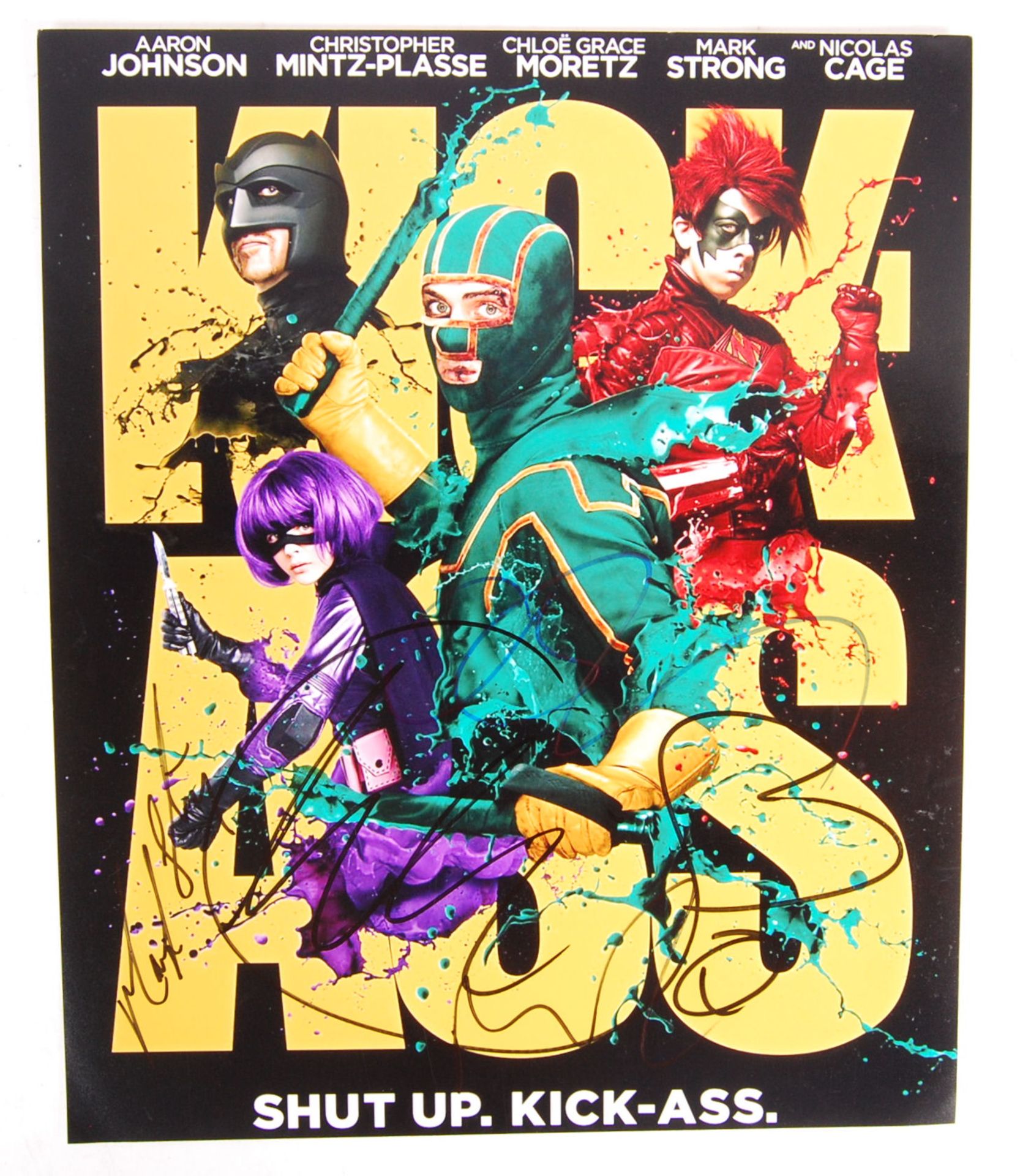 KICK ASS - AMAZING CAST AUTOGRAPHED 11X14" POSTER PHOTOGRAPH