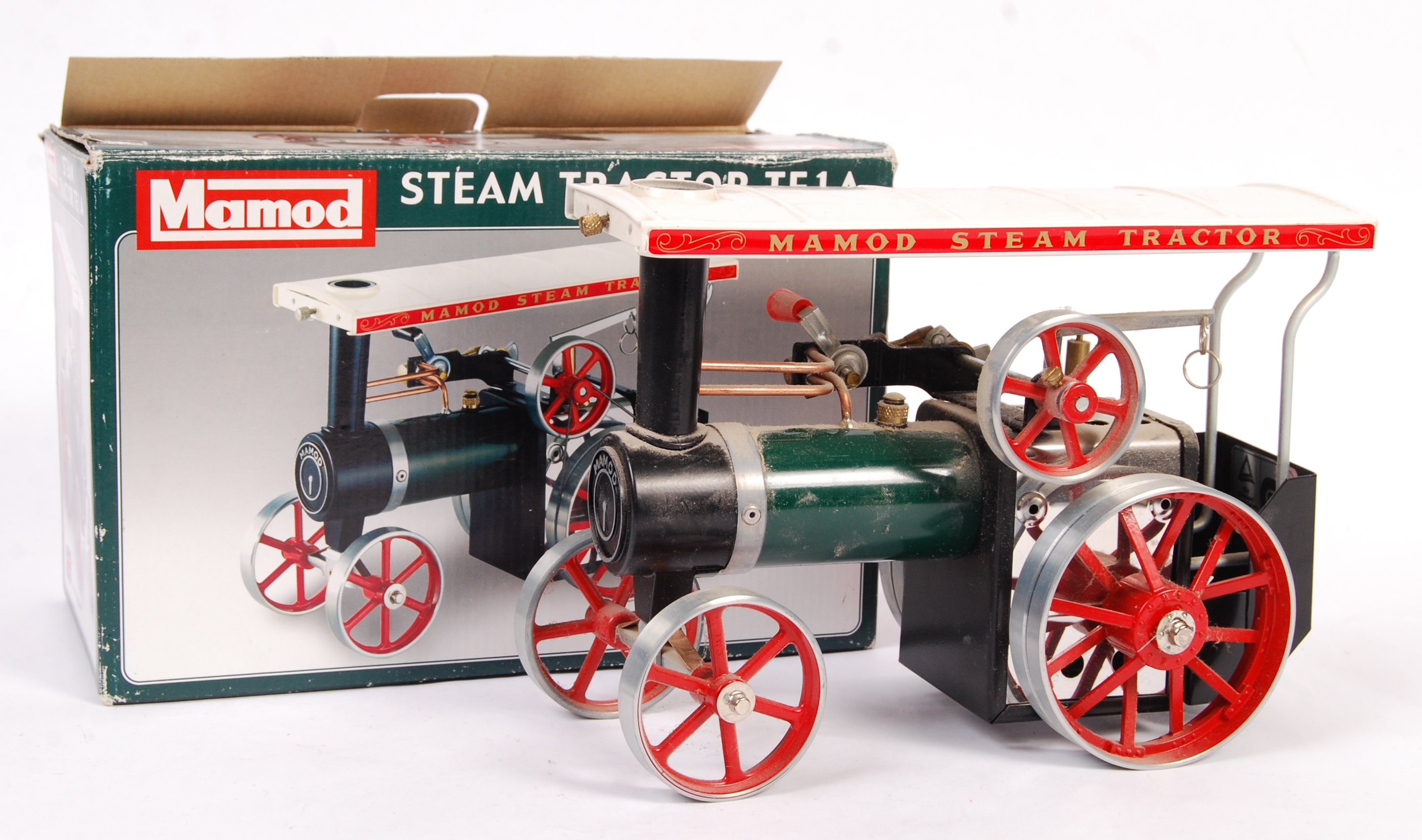 VINTAGE MAMOD LIVE STEAM TRACTOR TE1A BOXED