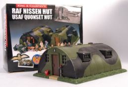 KING & COUNTRY BOXED 1:30 SCALE MODEL ROYAL AIR FORCE HUT