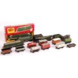 COLLECTION OF VINTAGE 00 GAUGE ENGINES AND ROLLING STOCK.