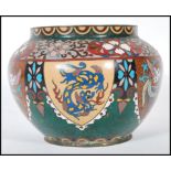 A 19th Century Chinese Cloisonne vase of squat fro