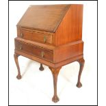 A 20th Century 1930's mahogany bureau writing desk