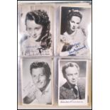 Film Stars collection. Album of vintage Postcards