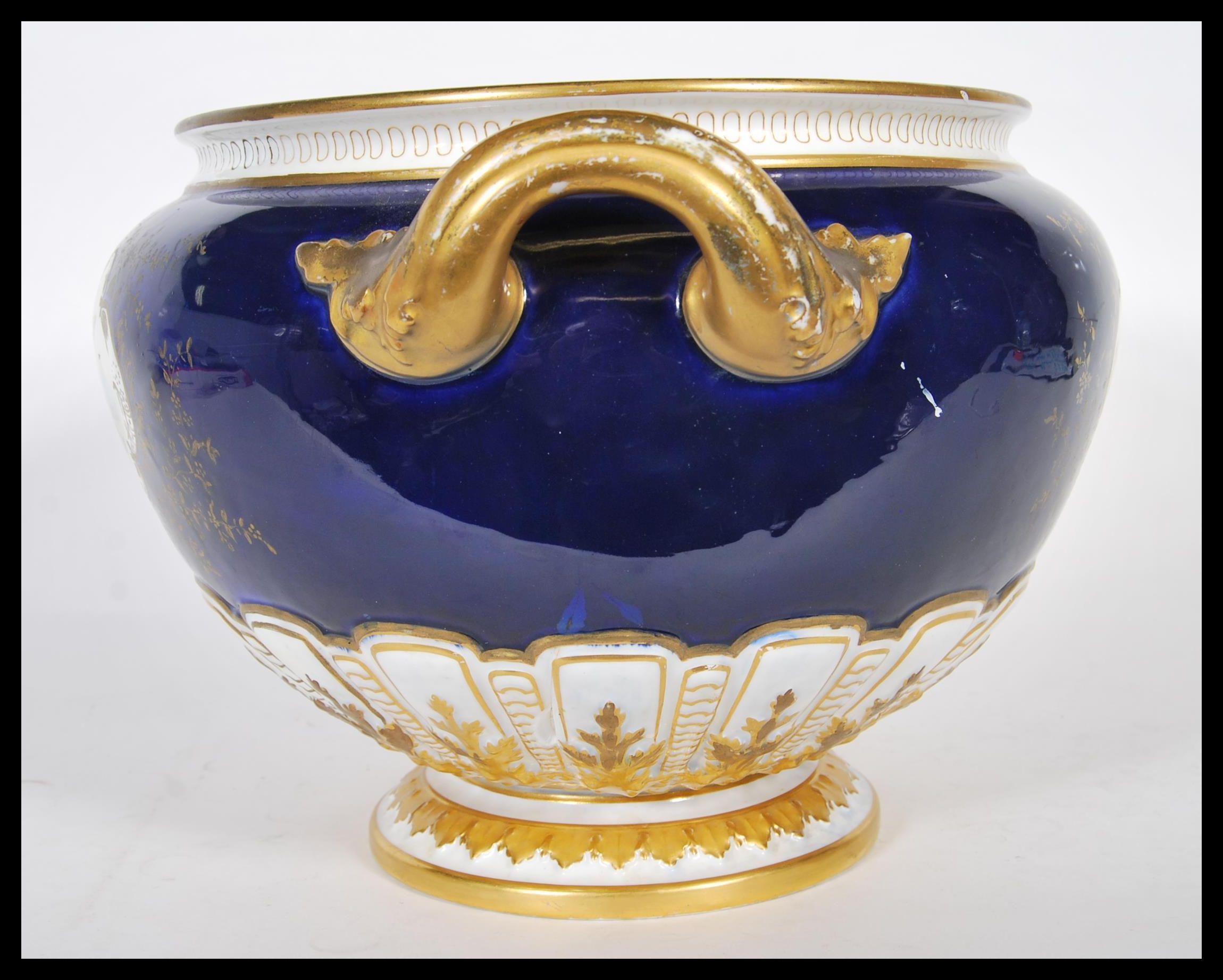 A late 19th Century Royal Worcester soup tureen of - Image 4 of 6