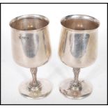 A pair of silver hallmarked Cooper Brothers & Sons