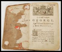 An 18th Century edition of Aesop's Fables having a