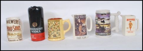 Breweriana  - A collection of vintage ceramic adve