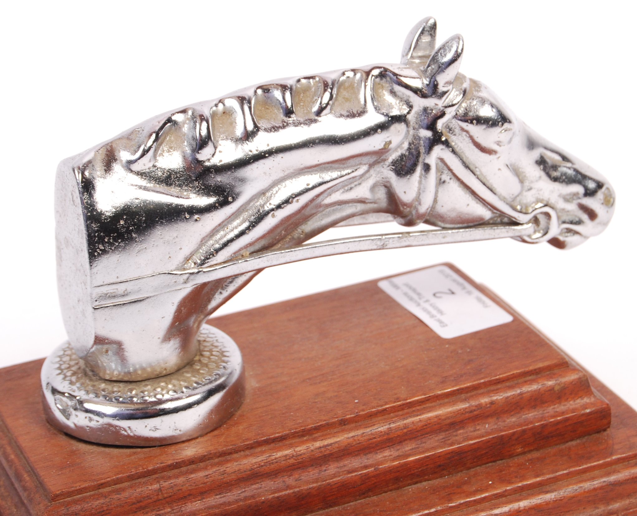 ART DECO STYLE CHROME HORSE / EQUESTRIAN CAR MASCOT - Image 2 of 3