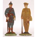 ORIGINAL WWI FIRST WORLD WAR BRITISH MADE TOY SOLDIERS