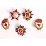 WWII SECOND WORLD WAR SOVIET RUSSIAN USSR ORDER BADGES