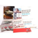 COLLECTION OF 12 CHRYSLER AMERICAN 1960'S CAR BROCHURES