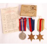 WWII SECOND WORLD WAR MEDAL GROUP - SMITH OF SOUTHAMPTON