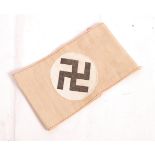 RARE ORIGINAL PRIVATE MEMBER / DUTCH NSB PARTY NAZI ARMBAND