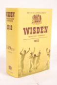 WISDEN CRICKETER'S ALMANACK 2012 - SIGNED BY VARIOUS AUTOMOBILE RELATED