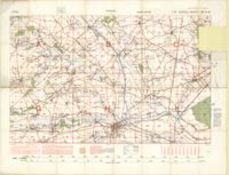 WWI FIRST WORLD WAR TRENCH MAP - WITH PROVENANCE