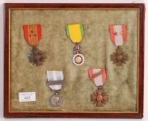 WWI FIRST WORLD WAR FRENCH MEDAL COLLECTION
