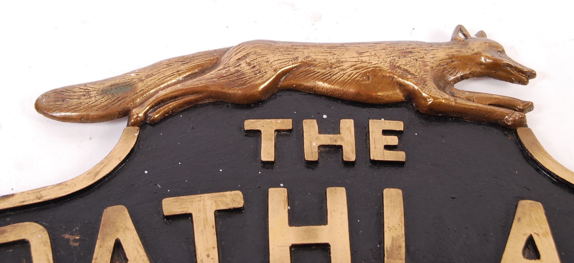 RARE VINTAGE 1930'S ' THE GOATHLAND ' D49 HUNT CLASS LOCO NAMEPLATE - Image 2 of 5