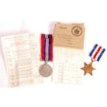 WWII SECOND WORLD WAR MEDAL PAIR