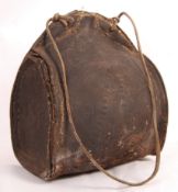 17TH/19TH CENTURY LEATHER BLACK JACK COSTREL WATER CARRIER