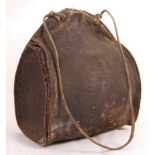 17TH/19TH CENTURY LEATHER BLACK JACK COSTREL WATER CARRIER