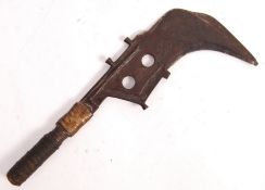 19TH CENTURY AFRICAN MANGBETU D.R.C CONGO SICKLE KNIFE