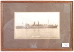 RARE WWI FIRST WORLD WAR INTEREST RMS MOREA PHOTOGRAPH