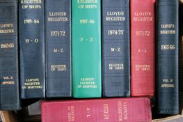 COLLECTION OF LLOYDS REGISTER OF SHIPS
