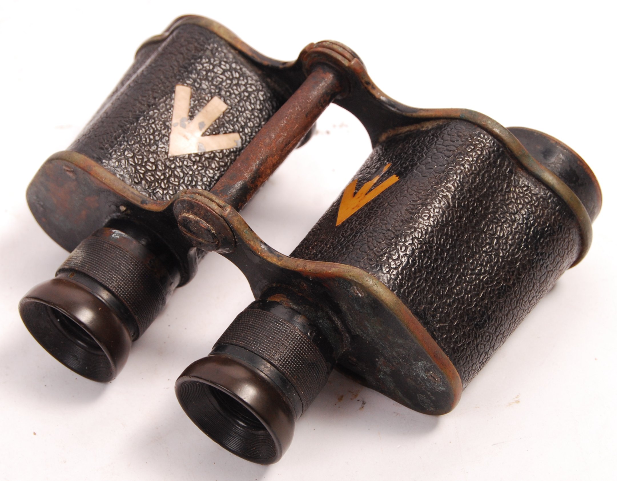 WWII SECOND WORLD WAR ROSS LONDON BINOCULARS IN CASE - Image 2 of 5