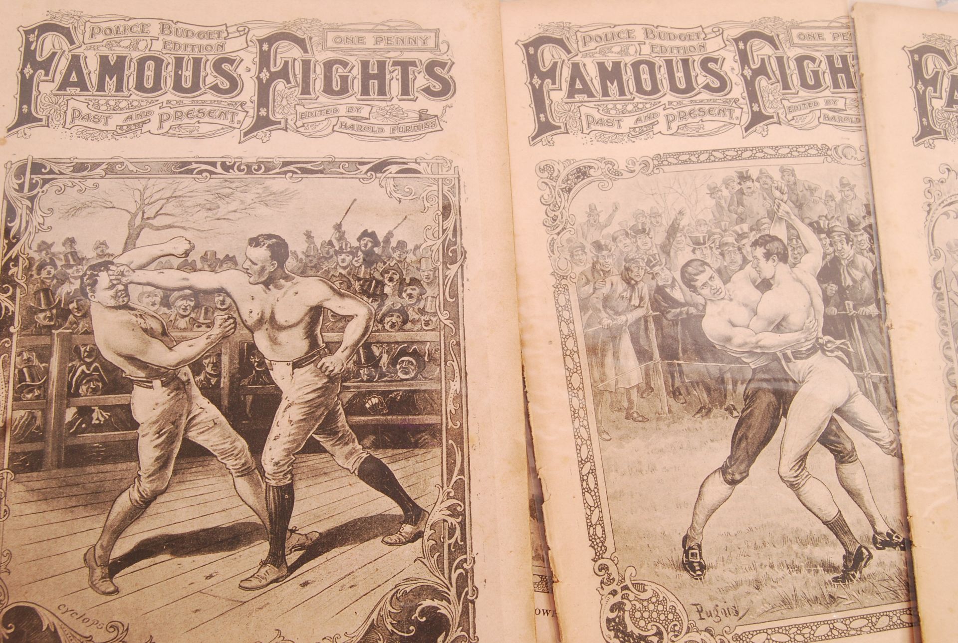 COLLECTION OF EDWARDIAN FAMOUS FIGHTS MAGAZINES - Image 4 of 4