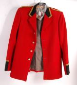 POST WWII JAMES BEEVER & CO BRITISH BANDSMAN TUNIC & MEDALS