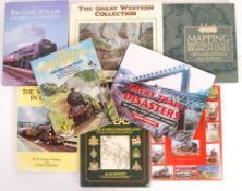 COLLECTION OF RAILWAY STEAM TRAIN BOOKS
