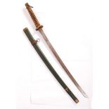 BELIEVED WWII SECOND WORLD WAR JAPANESE SHOWA PERIOD KATANA