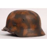 WWII SECOND WORLD WAR GERMAN M35 STEEL COMBAT HELMET